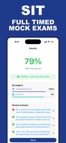 Bar Exam Prep: MBE Practice screenshot
