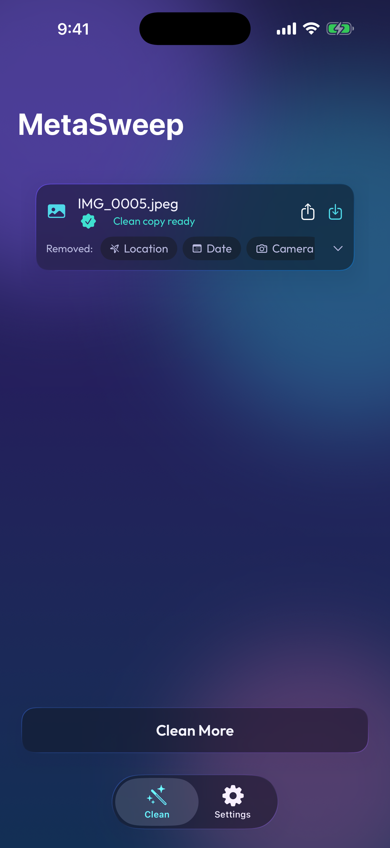 MetaSweep: EXIF & GPS Remover screenshot 6