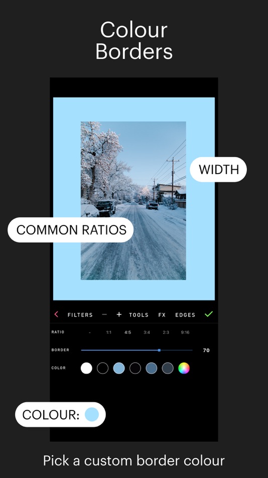 #9. PICFX Picture Editor & Borders (iOS) بواسطة: Active Development Limited