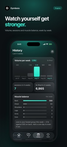 Gymbora: Track Your Progress Screenshot 10 of 10