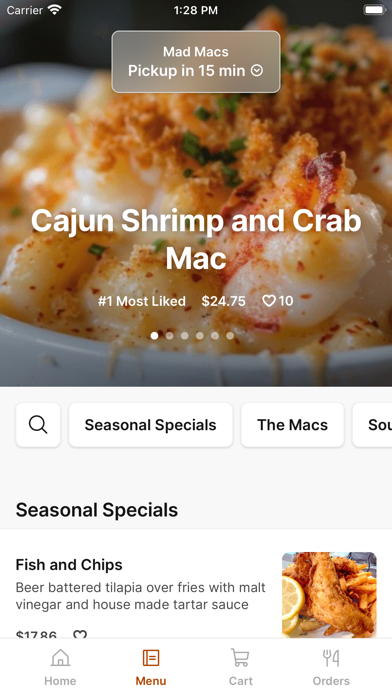 MadMacs iPhone screenshot 2 - Food & Drink app