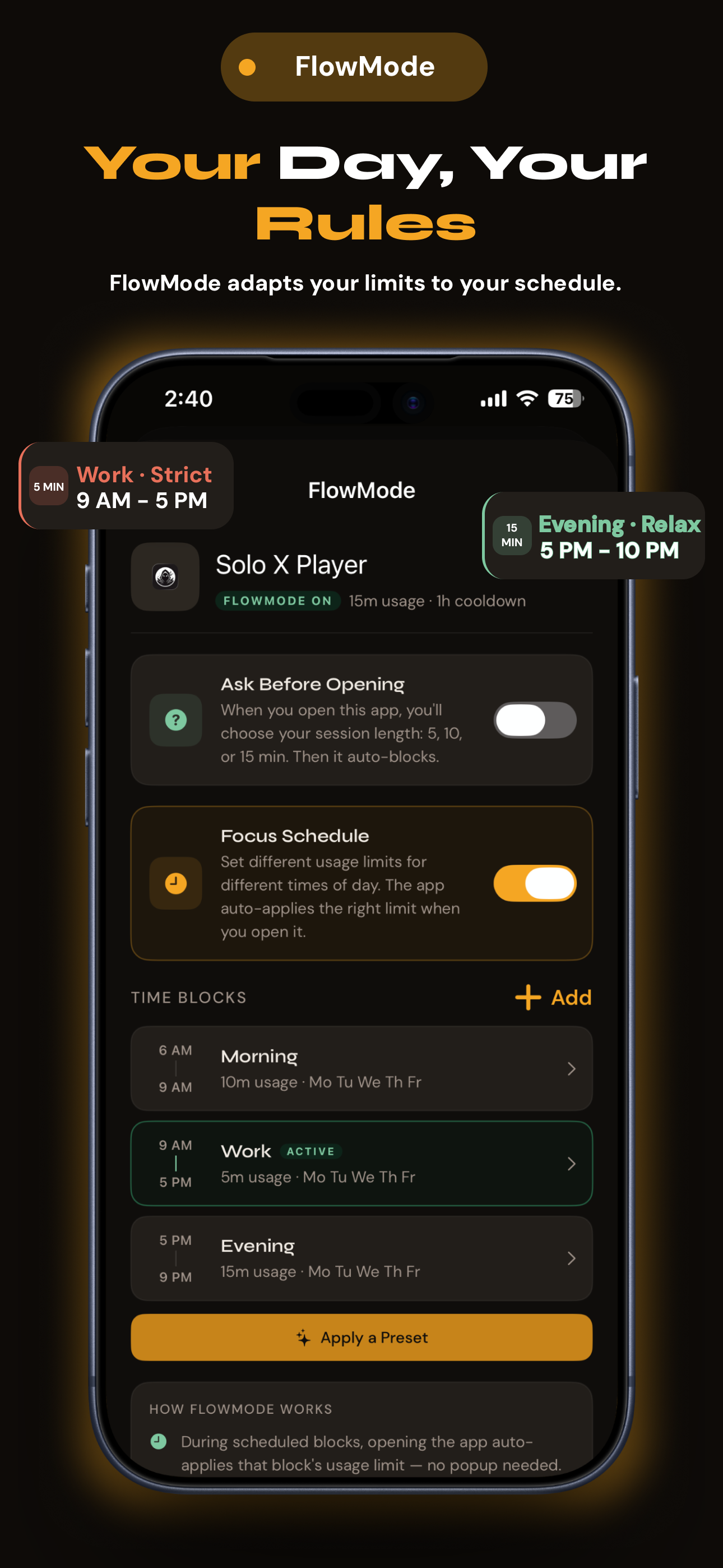 CraveLock: App Blocker Control