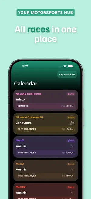 Motorsports Widgets screenshot 1