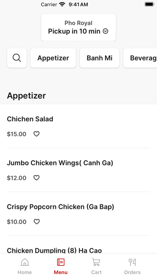 App screenshot
