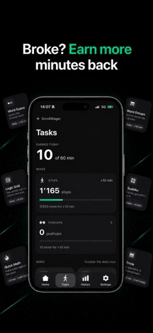 ScrollWager: Screen Time Lock Screenshot 4 of 6