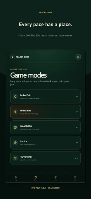 Spades Club: Online Spades screenshot 2