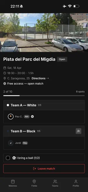 Futbito screenshot 2