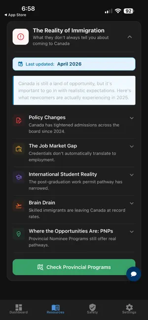 NewStart Canada screenshot 2