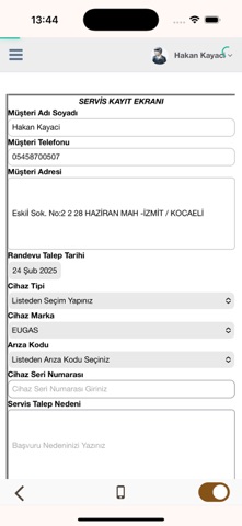 Eugas Servis screenshot