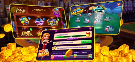 Ignite Classic Slots-Casino - Discover the app's variety of engaging modes, from the 'Daily Dash' reward system to the 'Ignite Coins Collection' cabinet selection with unique mini-games.