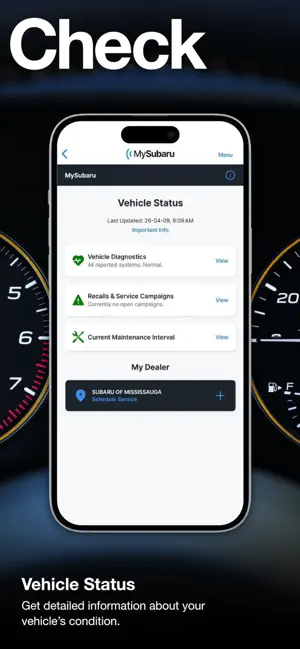 MySubaru iPhone screenshot 5