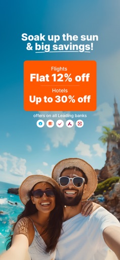 Cleartrip Hotels, Flights, Bus screenshot