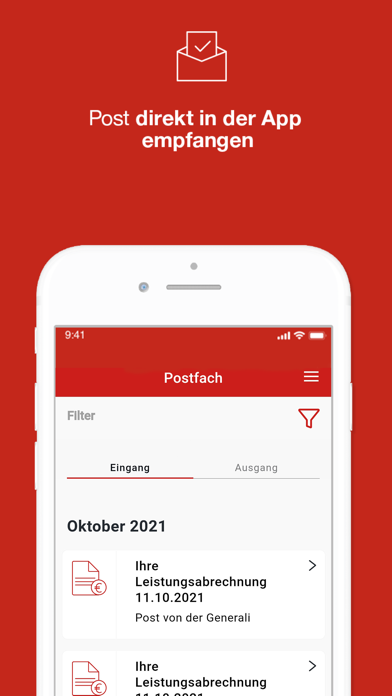Generali GesundheitsApp Screenshot