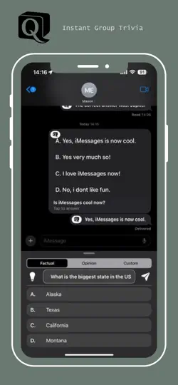 Qwizr iPhone Screenshot 2