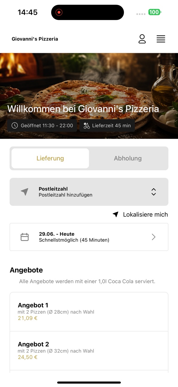 iPhone screenshot