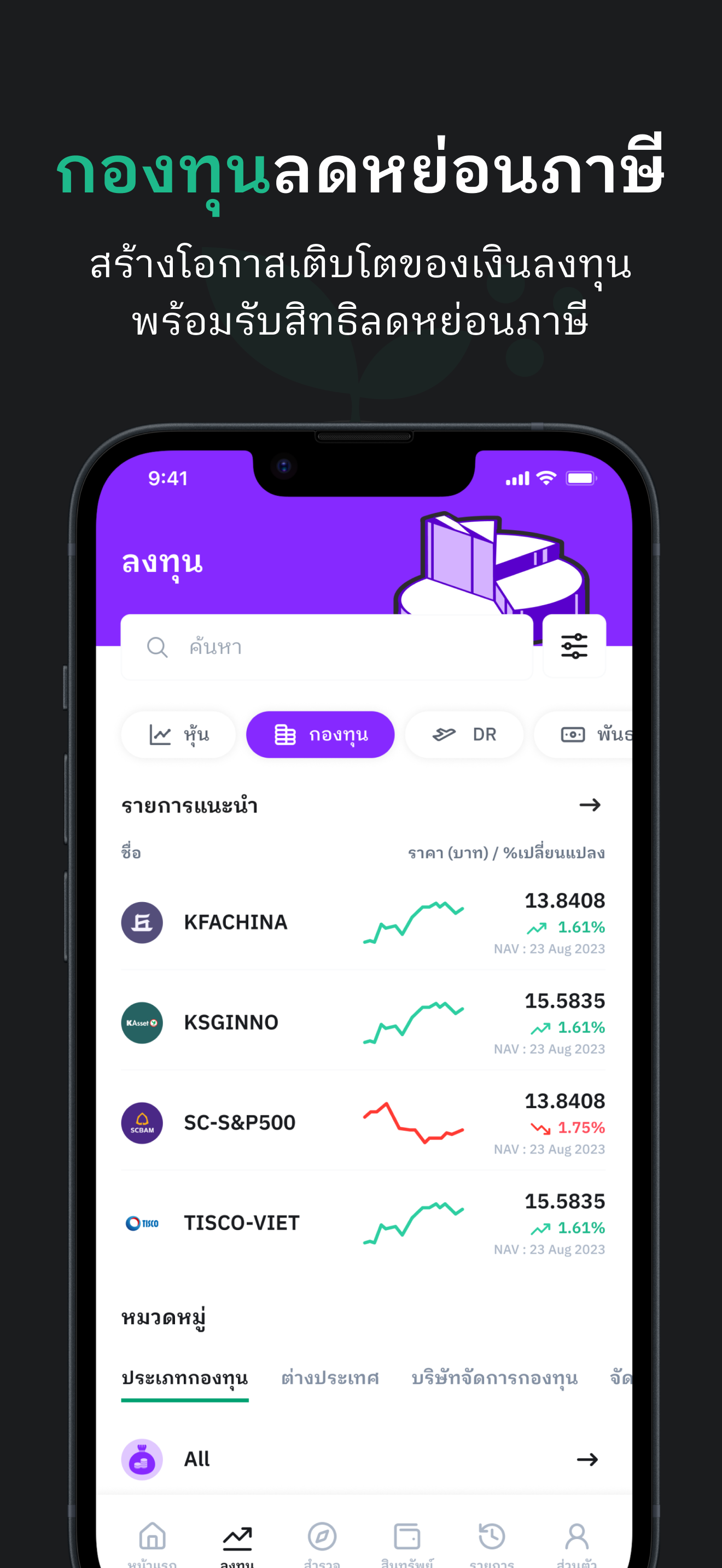 AomWise – แอปแรกของคนอยากลงทุน