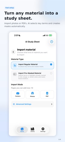 AI Study Sheet - Active Recall Screenshot 1 of 4