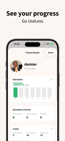 Useless - Screen Time Control screenshot