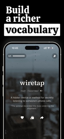 VocaPush－Words of the Day iPhone screenshot