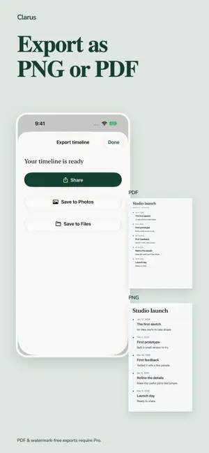 Timeline Maker - Clarus screenshot 3