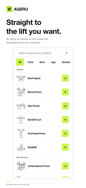 AGERU - Workout Log screenshot 4