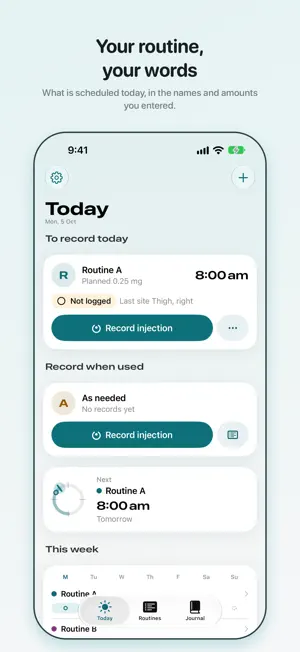 Vialog: Peptide Journal screenshot 1