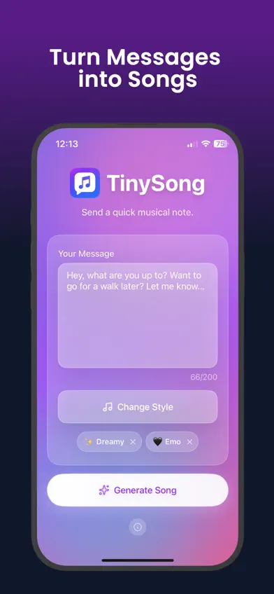 TinySong screenshot 1