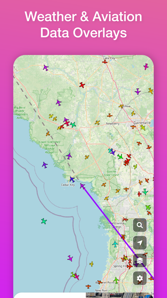 #3. Flight Tracker: Weather Radar (iOS) Por: Digital Edge Creations
