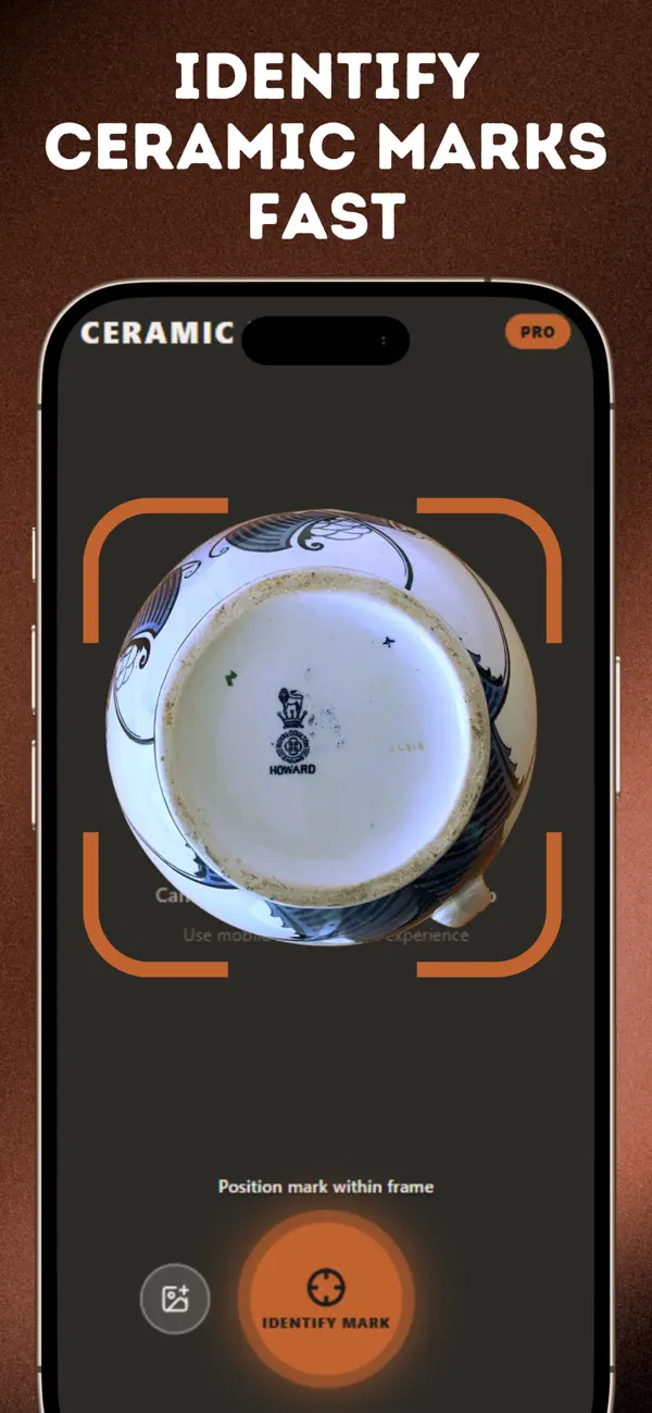 Screenshot #1 pour Ceramic Mark Identifier