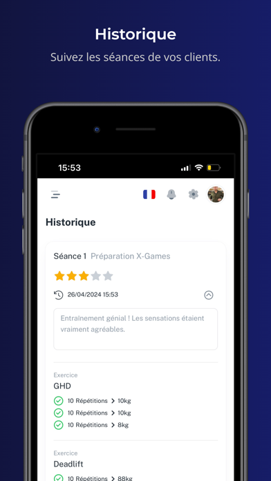 U-Coach App Screenshot