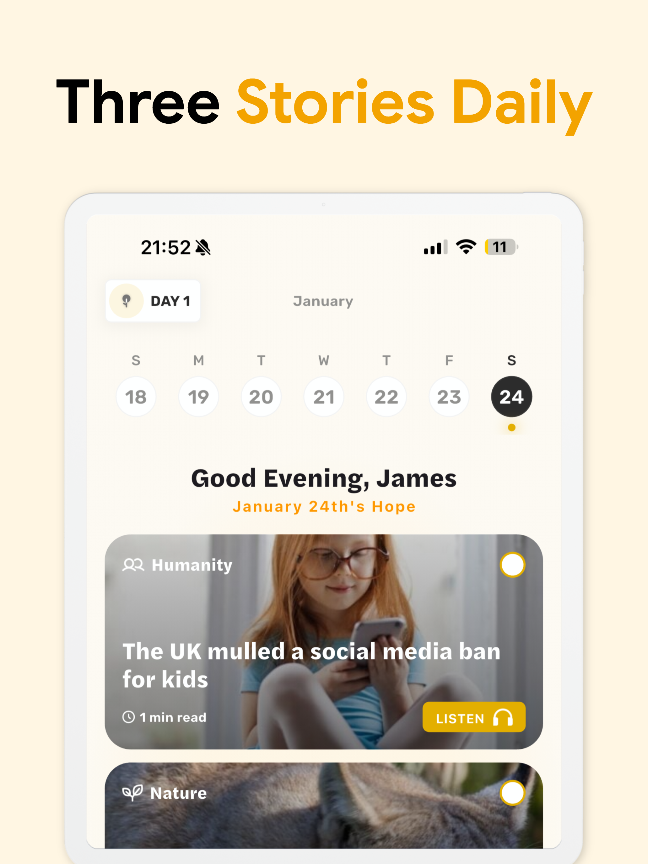 Glimmer - Daily Good News screenshot 7