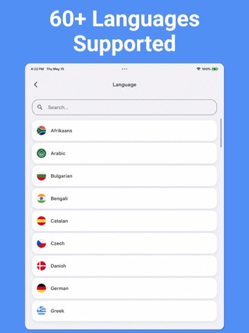 Icelandic Translator: Voice + iPad screenshot