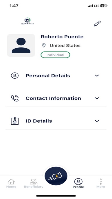 QuickyPay Screenshot