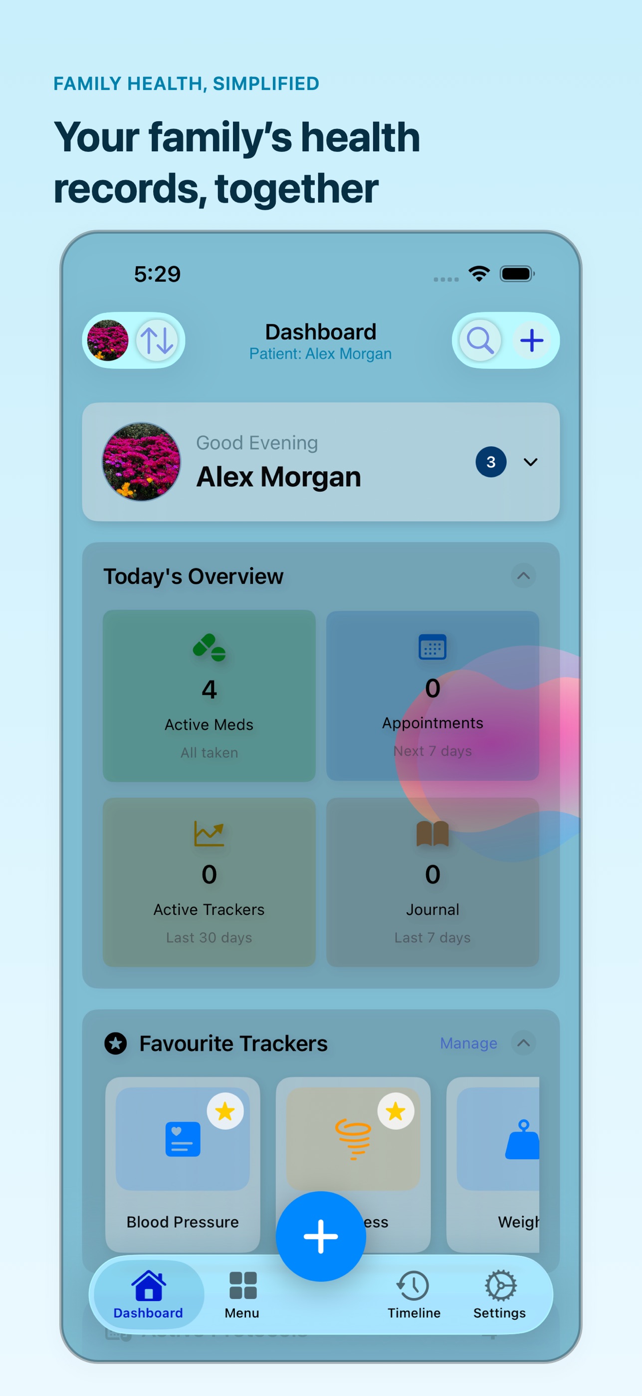 Screenshot 1 of Health Tracker: Family Records