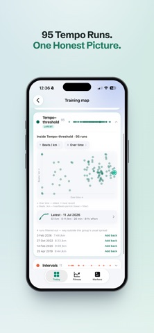Splits: Running Decoded iPhone screenshot
