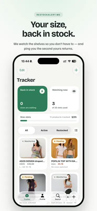 Restockalert screenshot 1 of 9