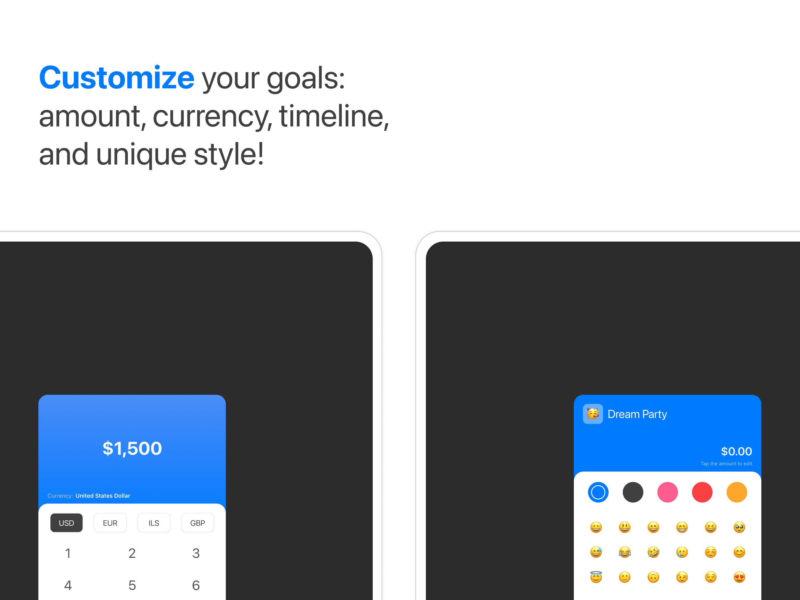 Goal Tracker: Save & Budget