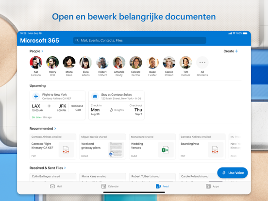 Microsoft Outlook iPad app afbeelding 5