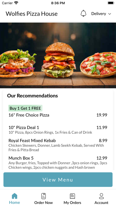 Wolfies Pizza House Screenshot