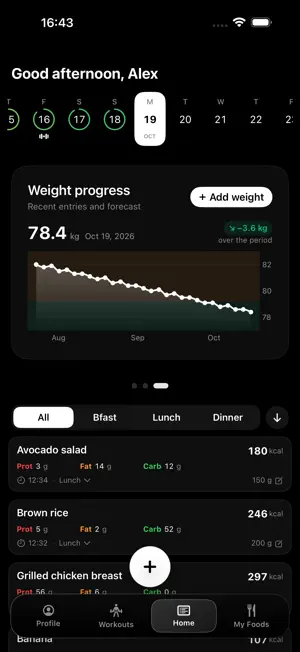 Trackel: Nutrition & Fitness screenshot 4