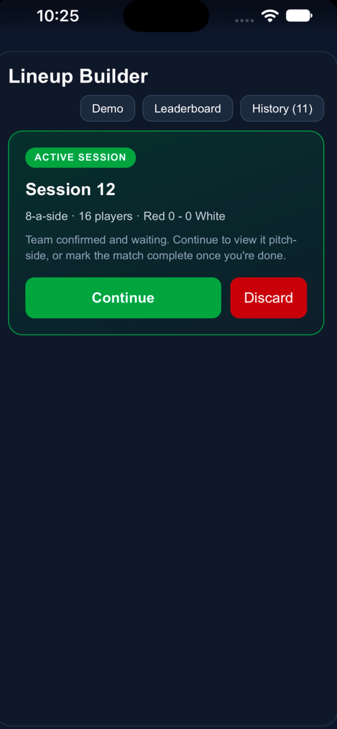 Screenshot 6 of Lineups: Team Selector