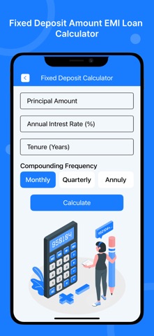 Loanix : EMI Loan Calculator screenshot