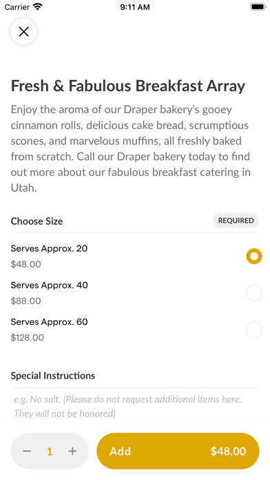 Great Harvest Utah iPhone screenshot 4 - Food & Drink app