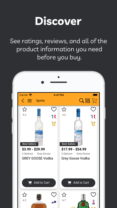 Moon Wine & Spirits iPhone screenshot 3 - Shopping app