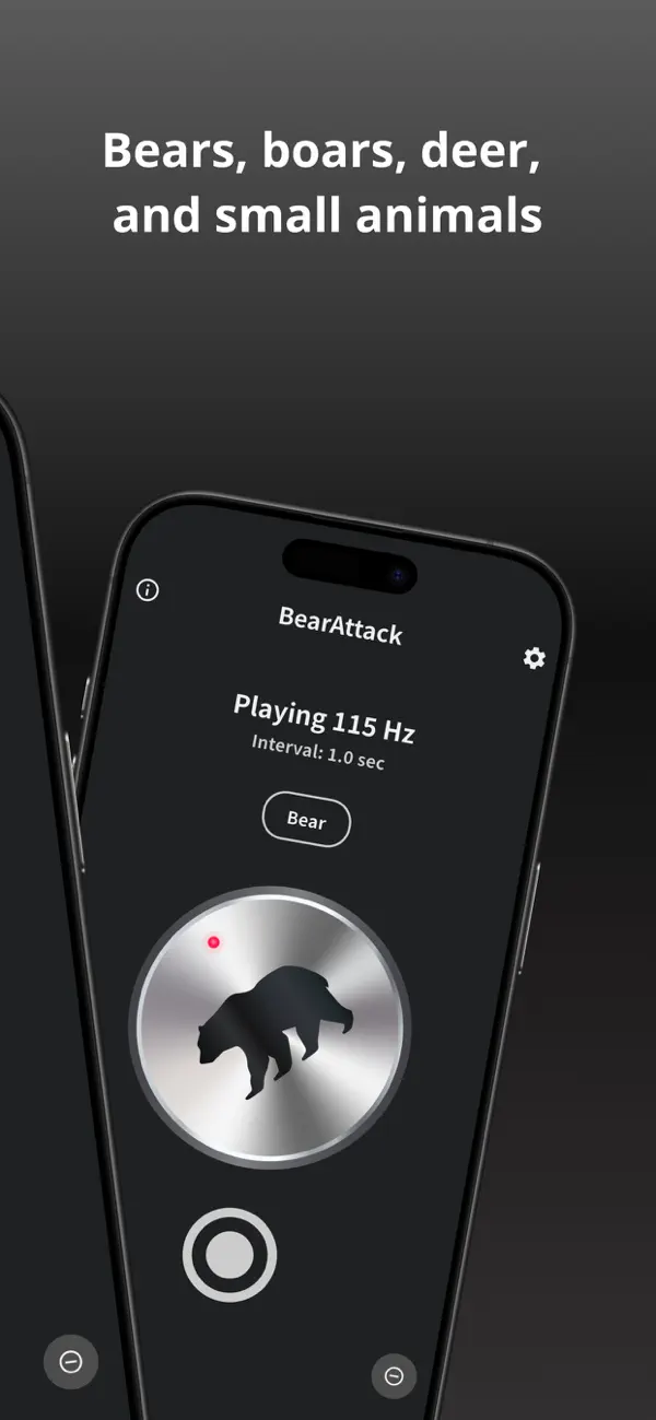 Screenshot #2 pour BearAttack Wildlife repel App