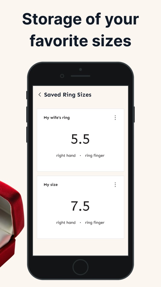 #3. Ring Sizer. (iOS) By: Maria Zhilkina