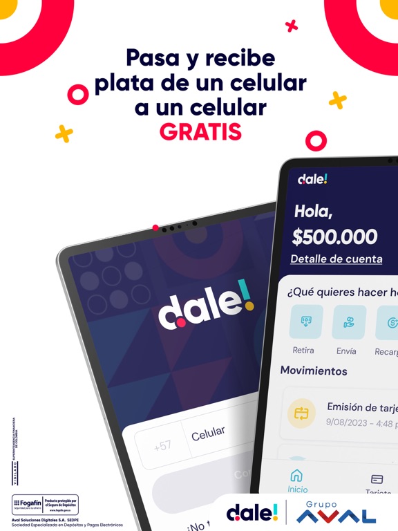 dale! Colombia iPad screenshot 2 - Finance app