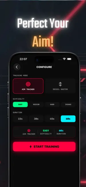 Aim Master : FPS Bolitas Azule screenshot 1