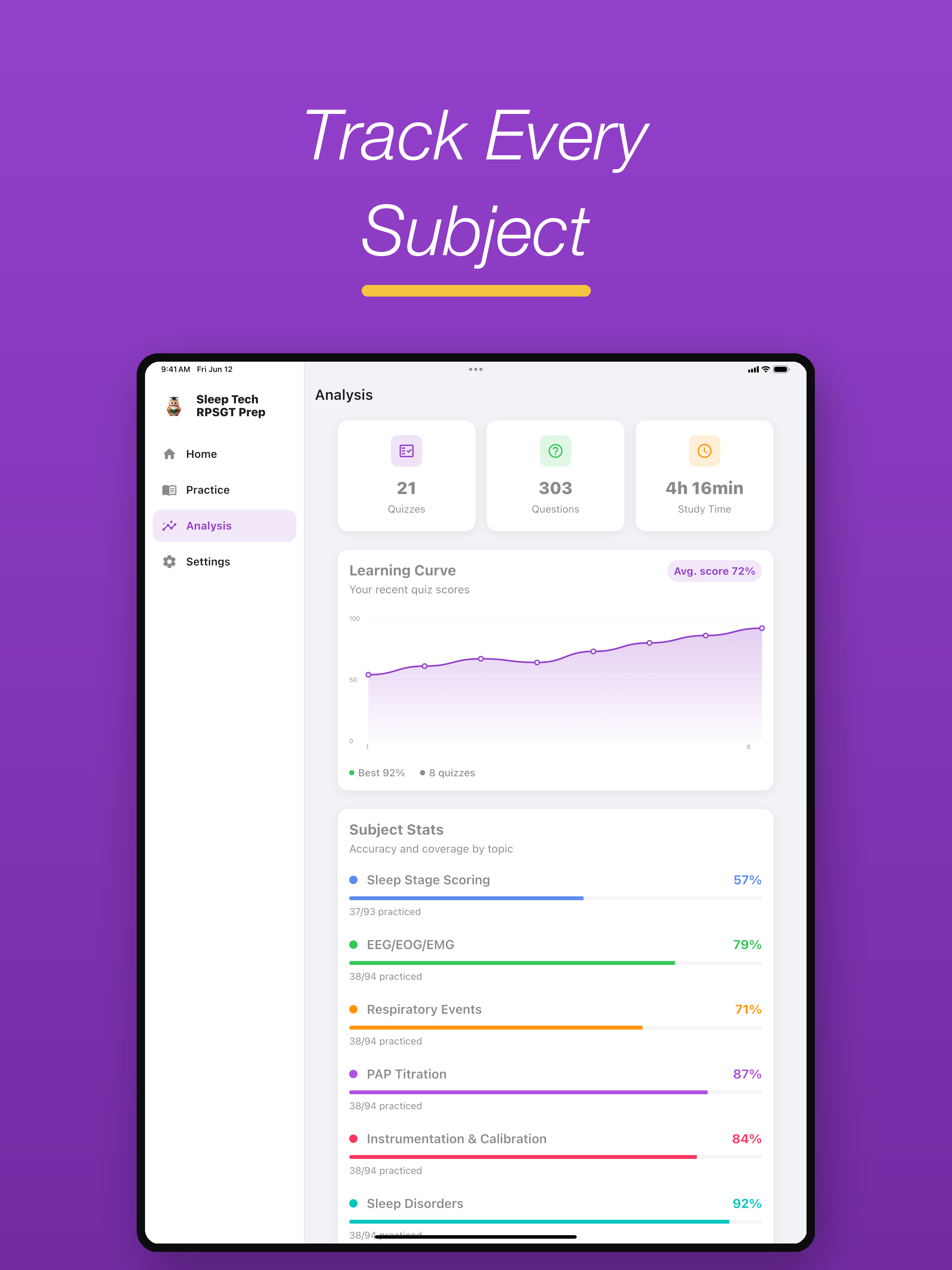 Sleep Tech RPSGT Prep screenshot 7