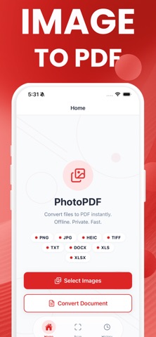 Image to PDF Converter: Photo iPhone screenshot